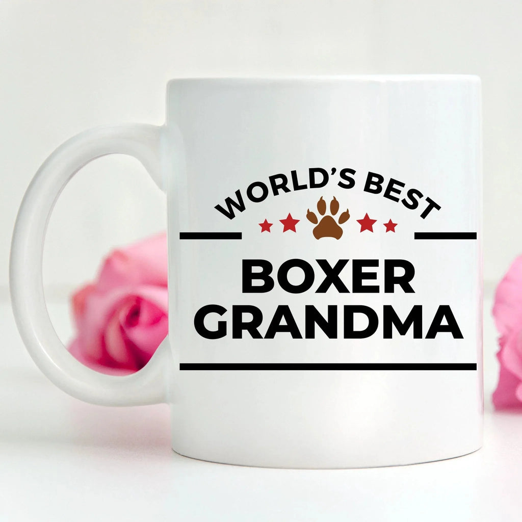 Boxer Dog Grandma Mug