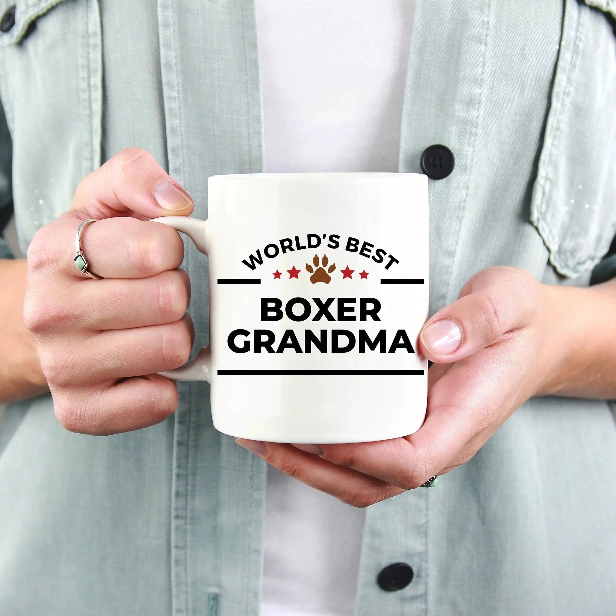 Boxer Dog Grandma Mug