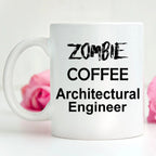 Architectural Engineer Zombie Mug
