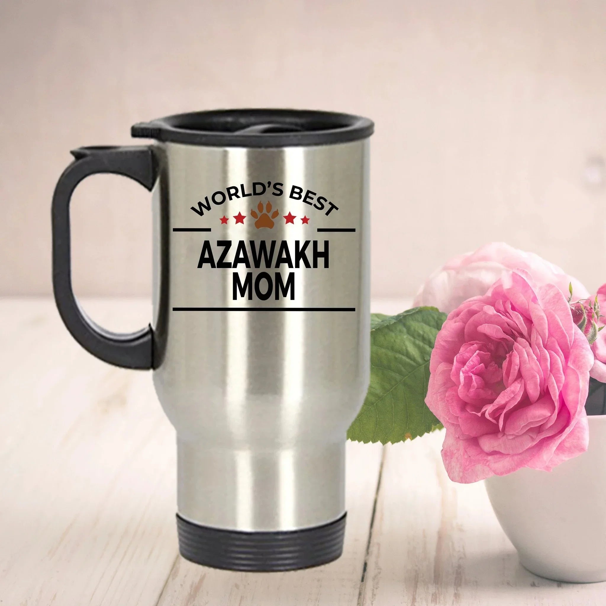 Azawakh Dog Mom Travel Tumbler Mug