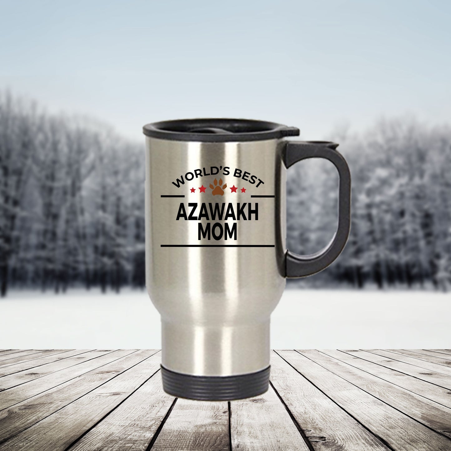 Azawakh Dog Mom Travel Tumbler Mug - Mallard Moon Gift Shop