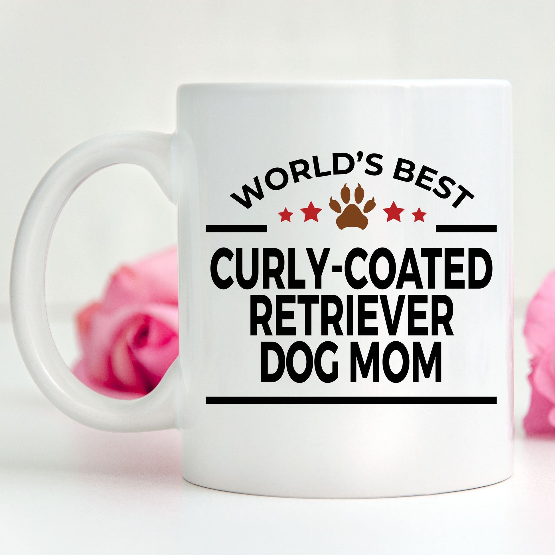 Curly-coated Retriever Dog Mom Mug - Mallard Moon Gift Shop