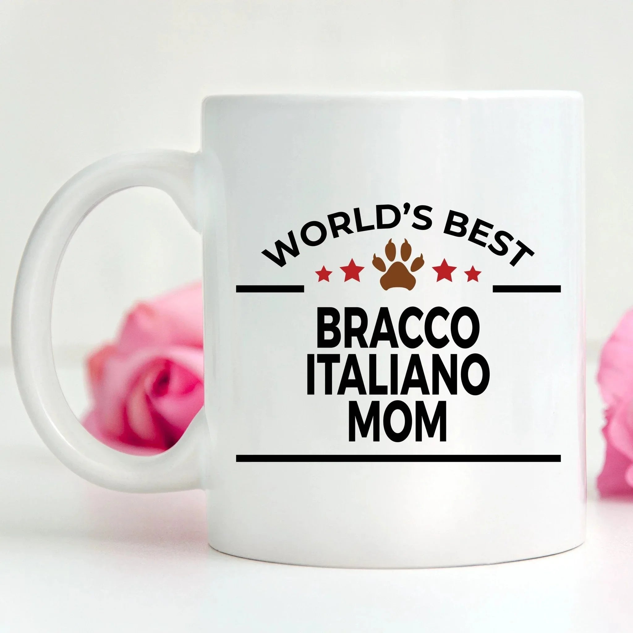 Bracco Italiano World's Best Dog Mom Custom Ceramic Mug