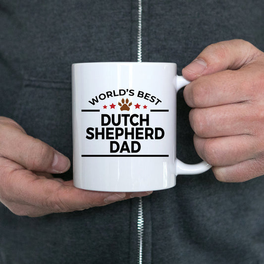 Dutch Shepherd Dog Dad Coffee Mug - Mallard Moon Gift Shop