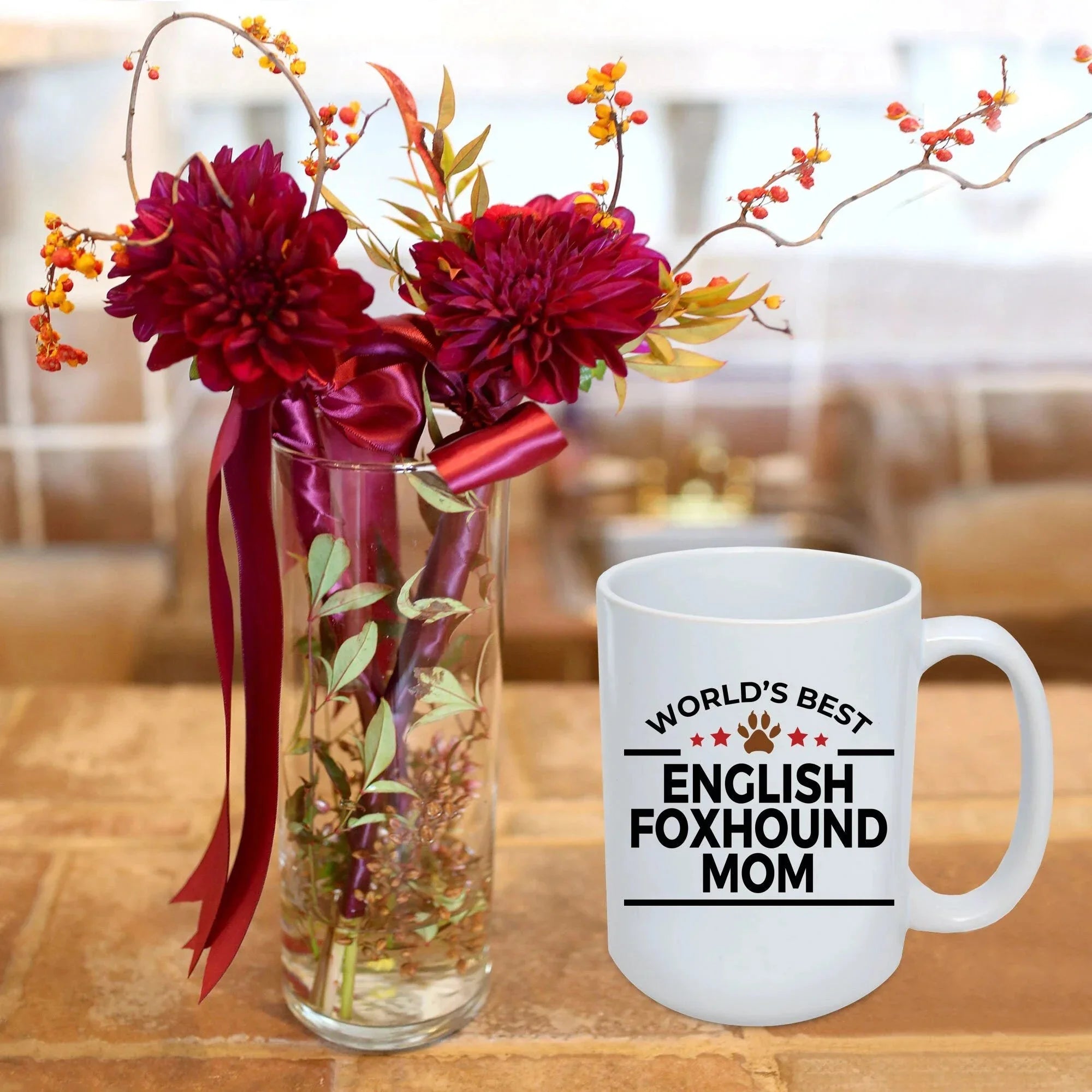 English Foxhound Dog Mom Coffee Mug
