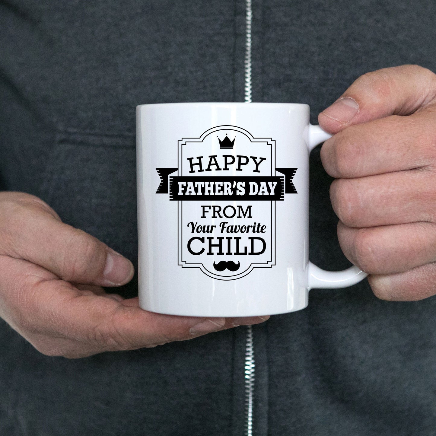 Funny Father's Day Mug from Favorite Child - Mallard Moon Gift Shop
