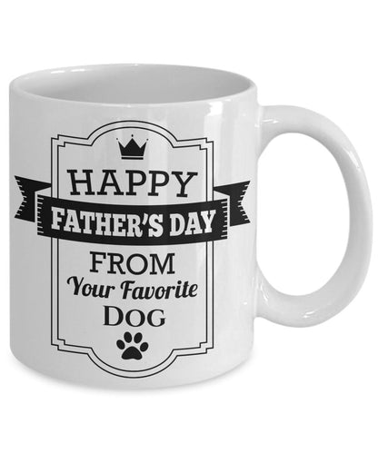 Funny Father's Day Dog Mug - Mallard Moon Gift Shop