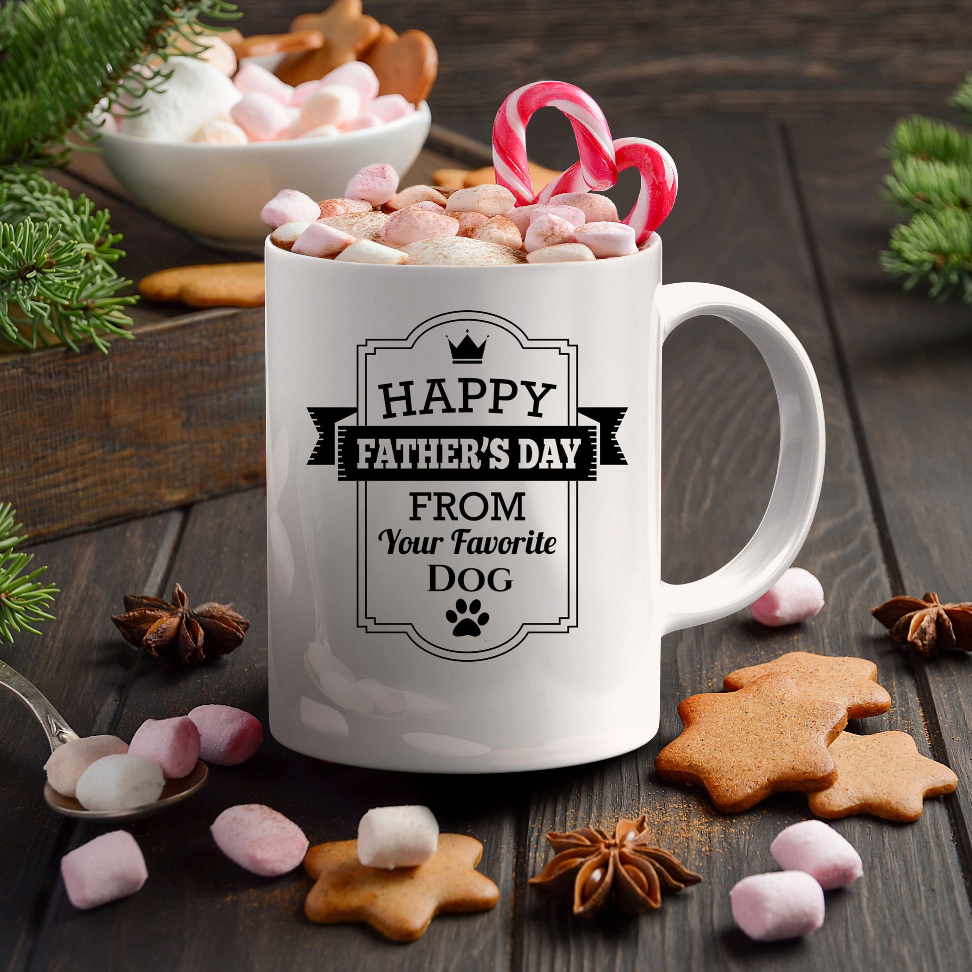 Funny Father's Day Dog Mug - Mallard Moon Gift Shop