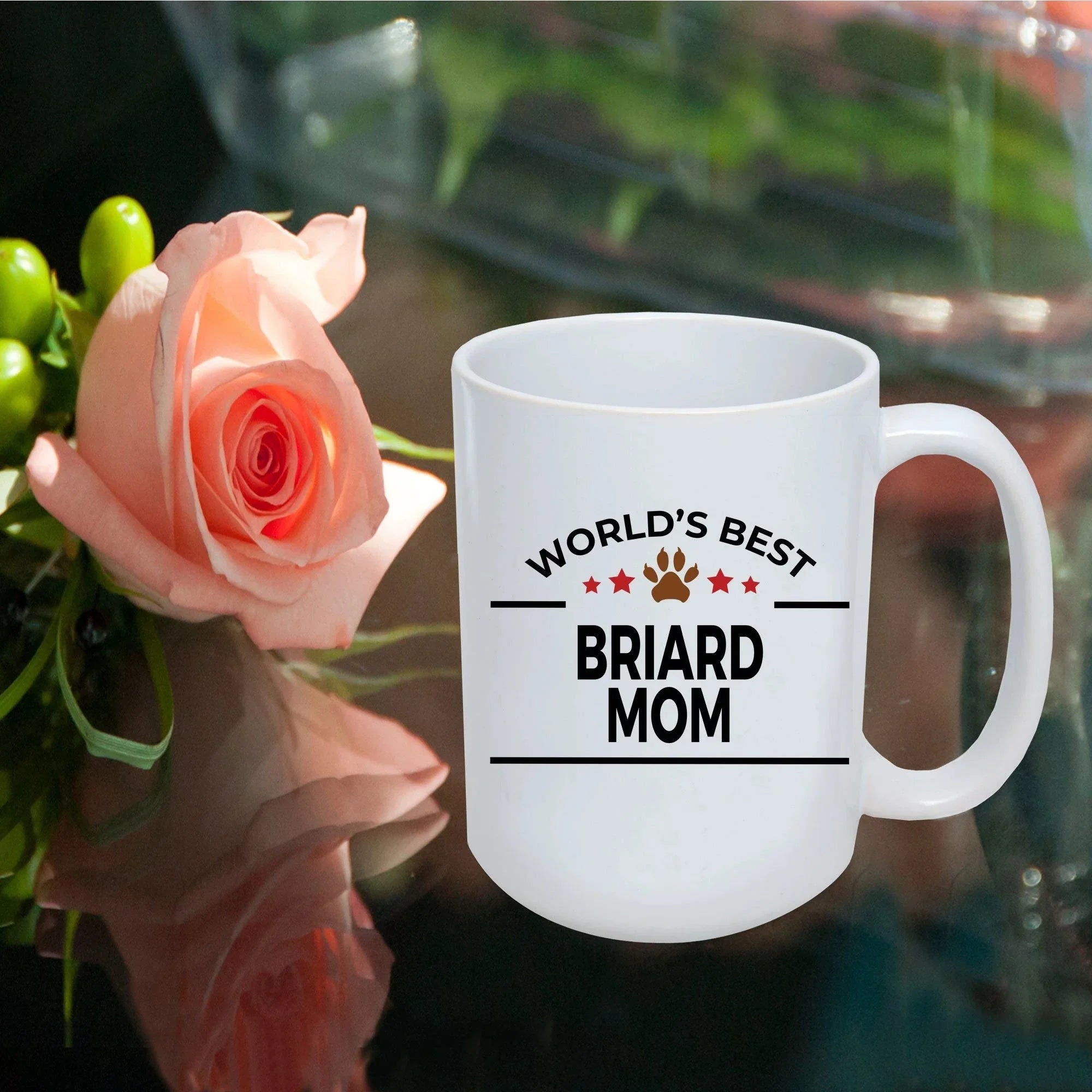 Briard Dog Mom Coffee Mug