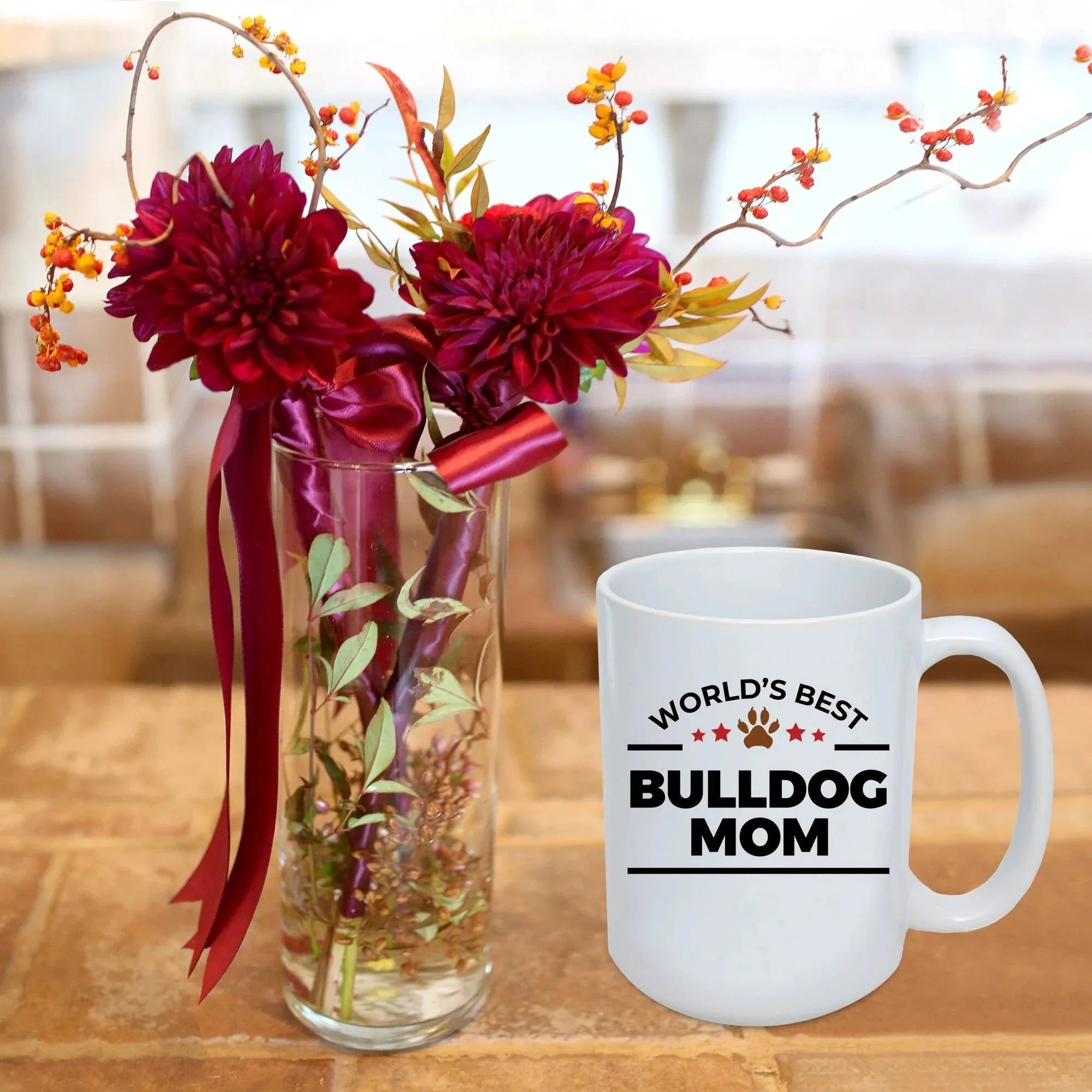 Bulldog Dog Mom Coffee Mug