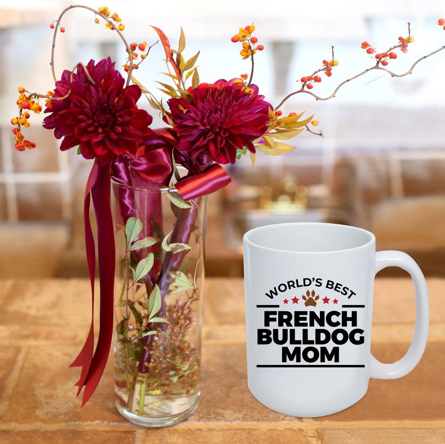 French Bulldog Mom Coffee Mug - Mallard Moon Gift Shop