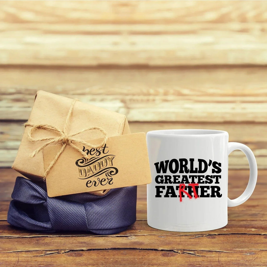 Funny Dad Mug - World's Greatest Farter - Father's Day Gift - Dad Joke - Gag Gift