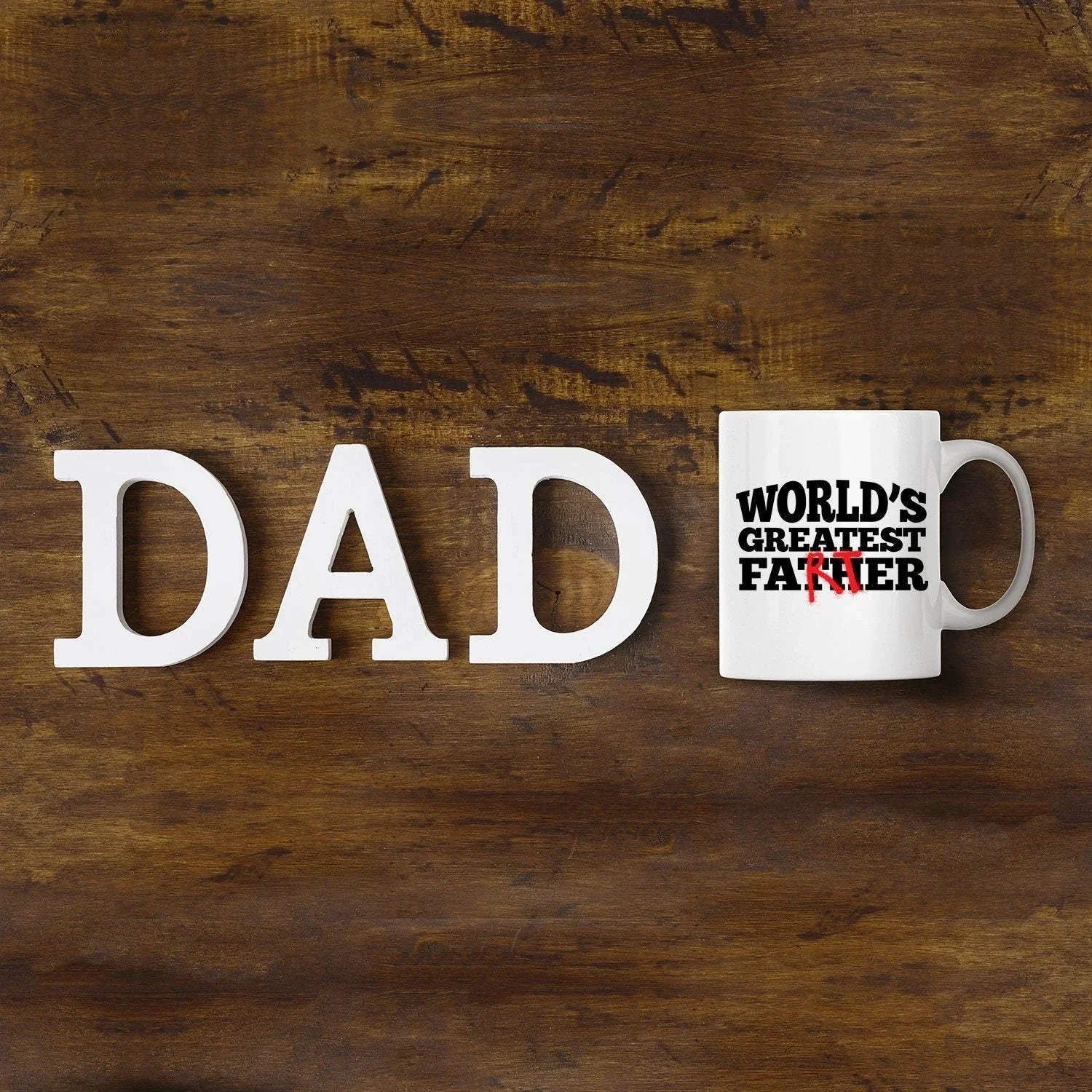 Funny Dad Mug - World's Greatest Farter - Father's Day Gift - Dad Joke - Gag Gift