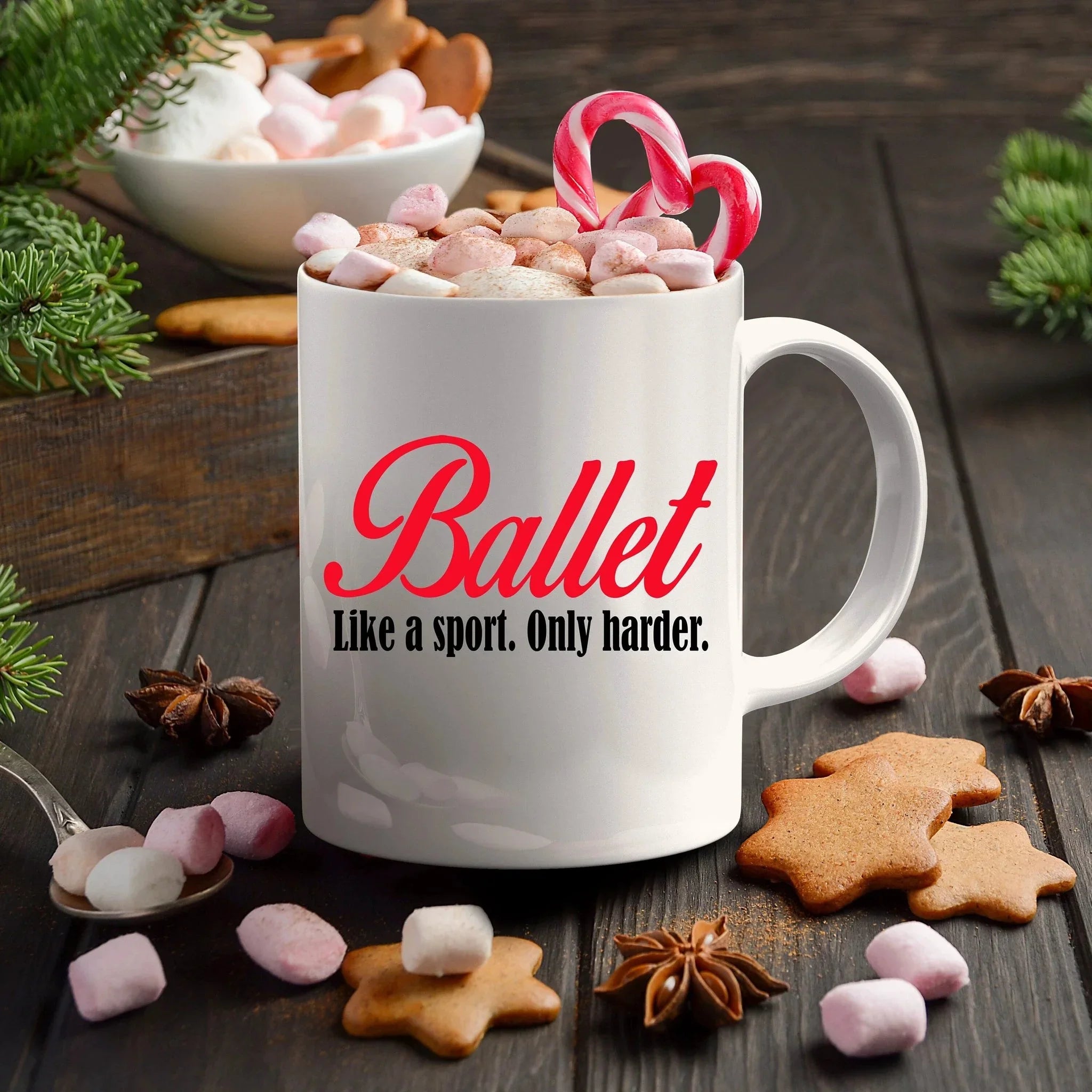 Ballet Coffee mug- Like a sport only harder