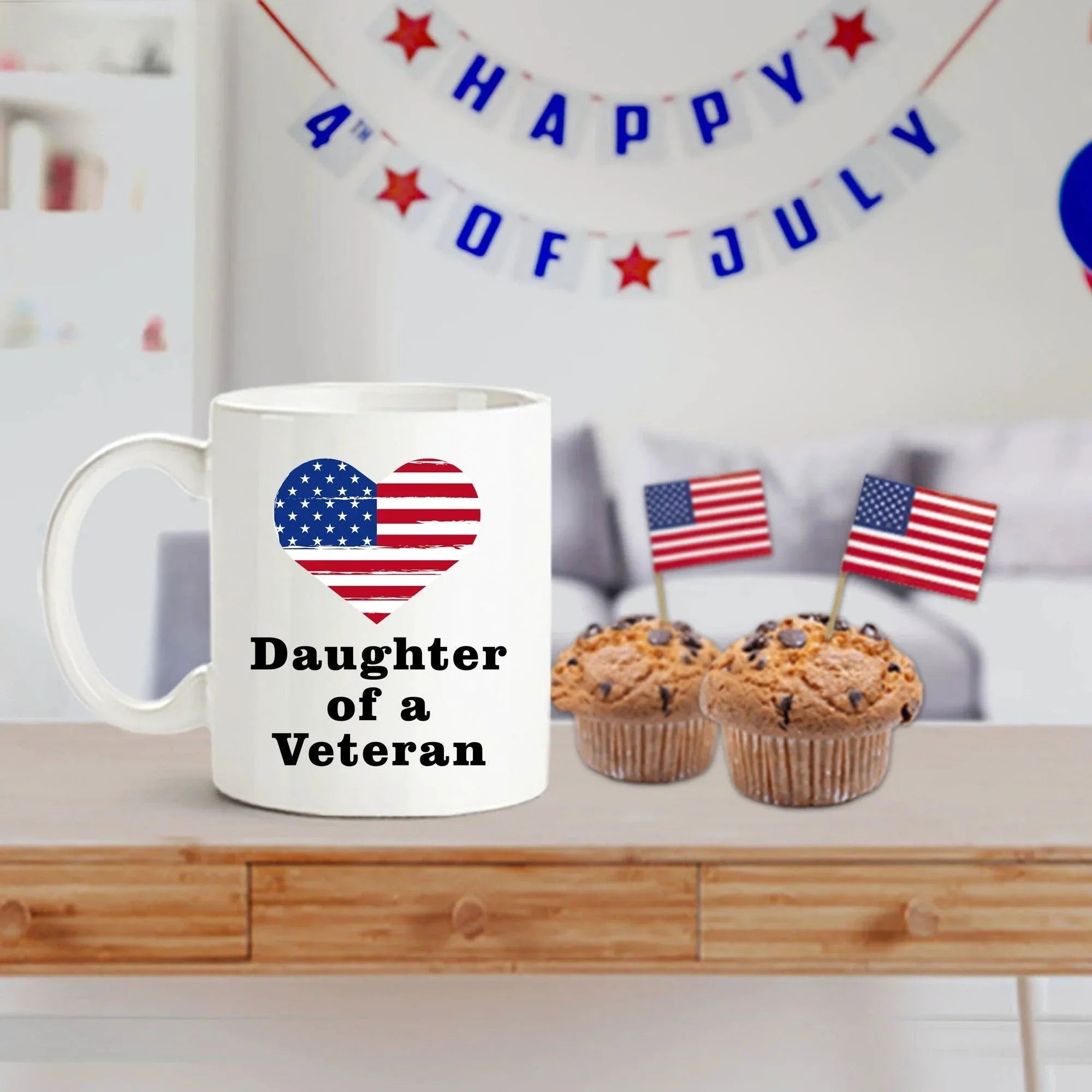 Daughter of a Veteran coffee mug