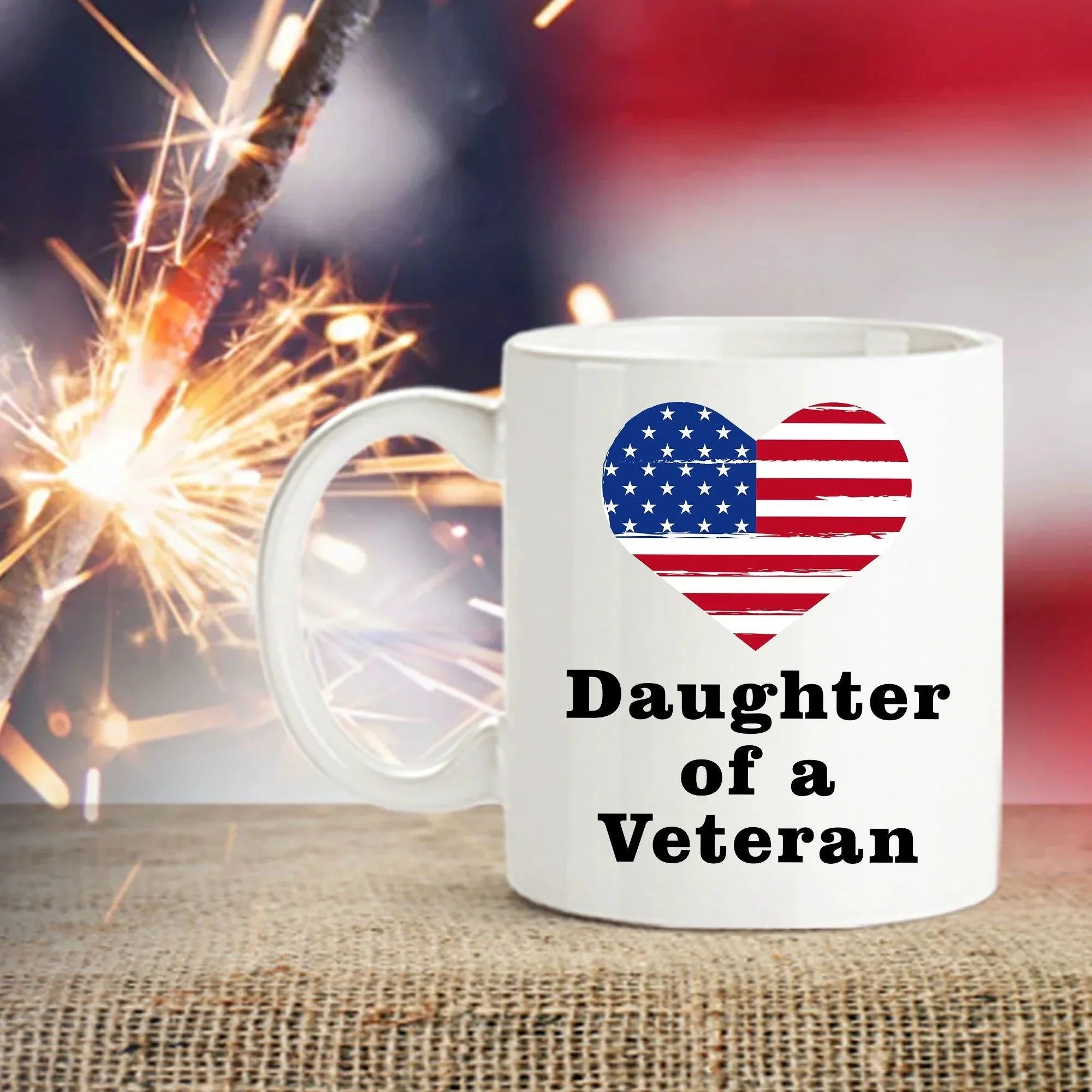 Daughter of a Veteran coffee mug