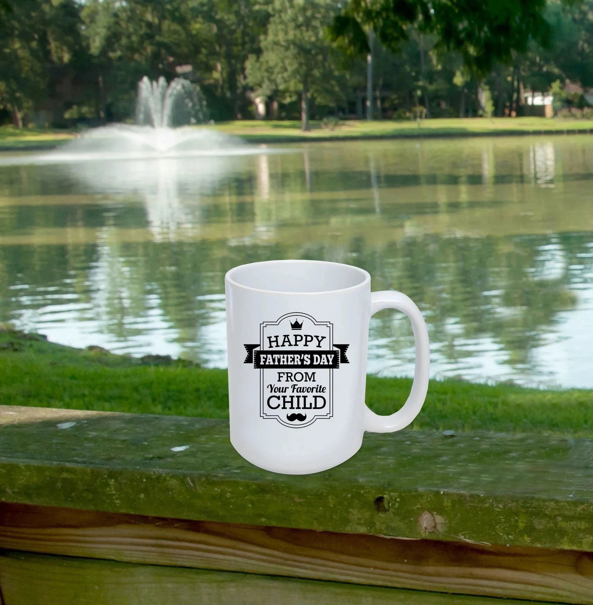 Funny Father's Day Mug from Favorite Child