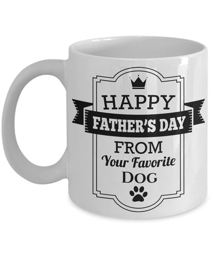 Funny Father's Day Dog Mug - Mallard Moon Gift Shop