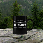 Grandpa Black Coffee Mug - Father's Day, Christmas, Birthday Gift