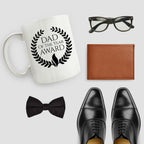 Dad of the Year Award Custom Ceramic Coffee mug Birthday Father's Day