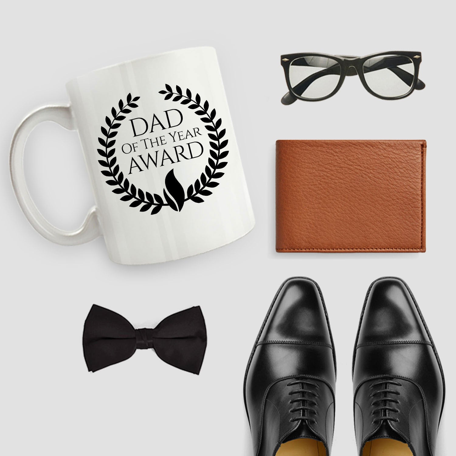 Dad of the Year Award Custom Ceramic Coffee mug Birthday Father's Day - Mallard Moon Gift Shop