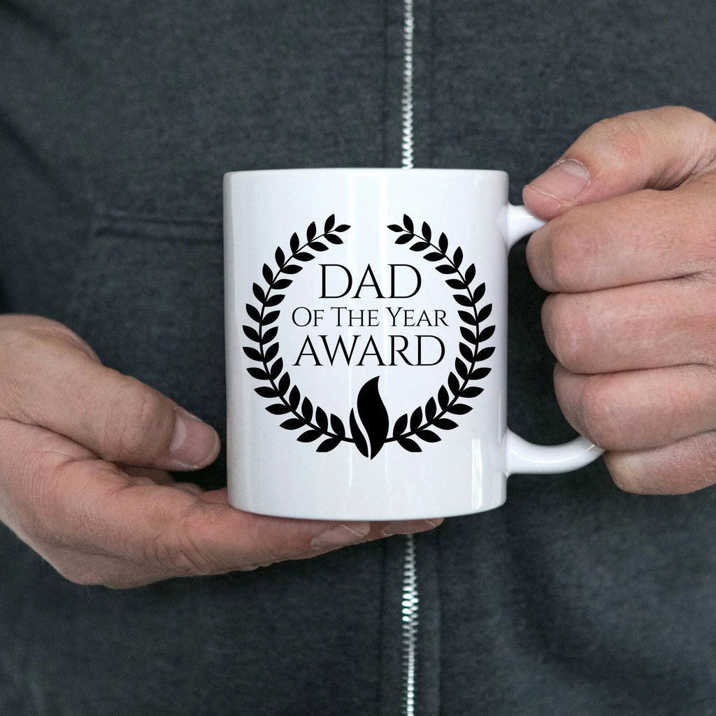 Dad of the Year Award Custom Ceramic Coffee mug Birthday Father's Day