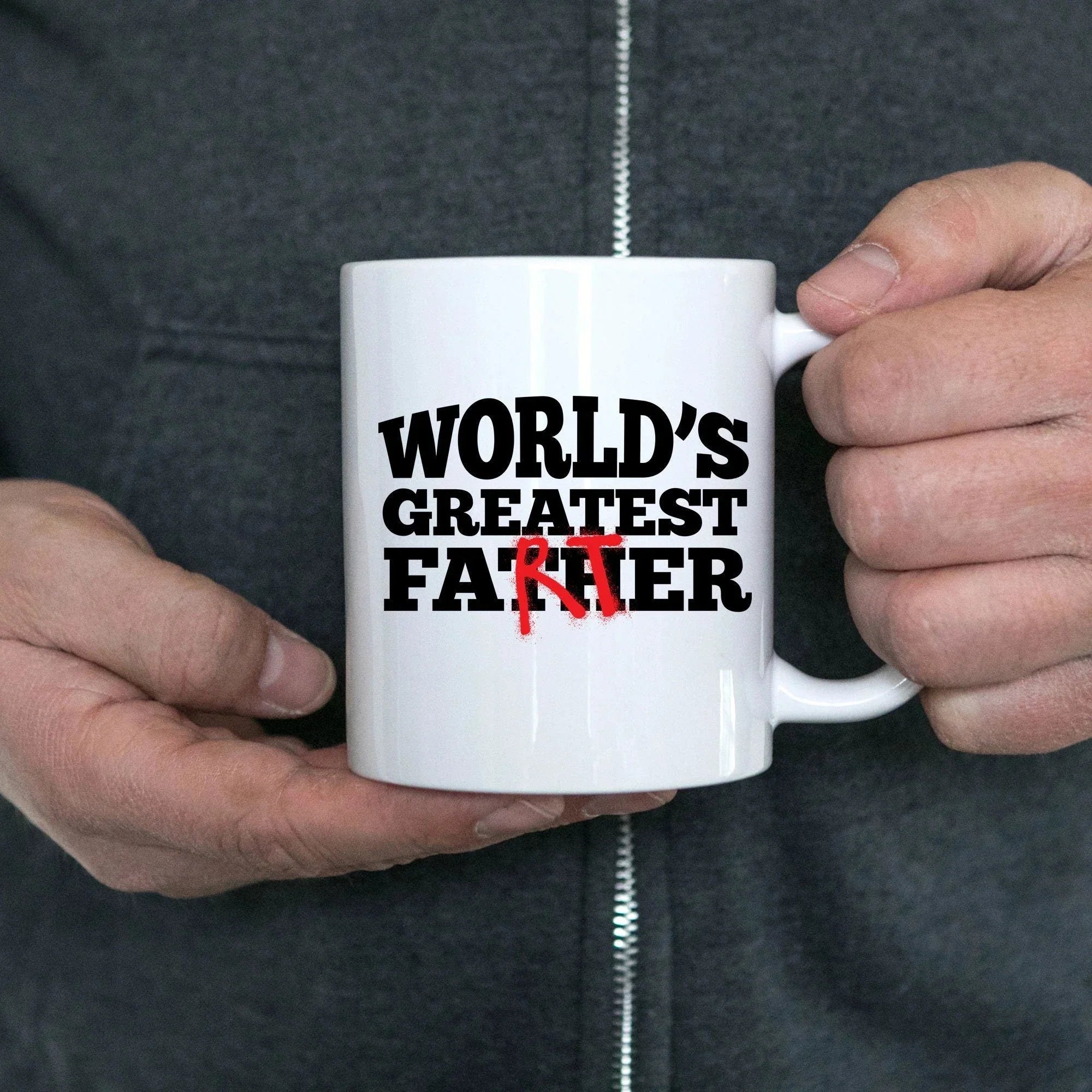 Funny Dad Mug - World's Greatest Farter - Father's Day Gift - Dad Joke - Gag Gift