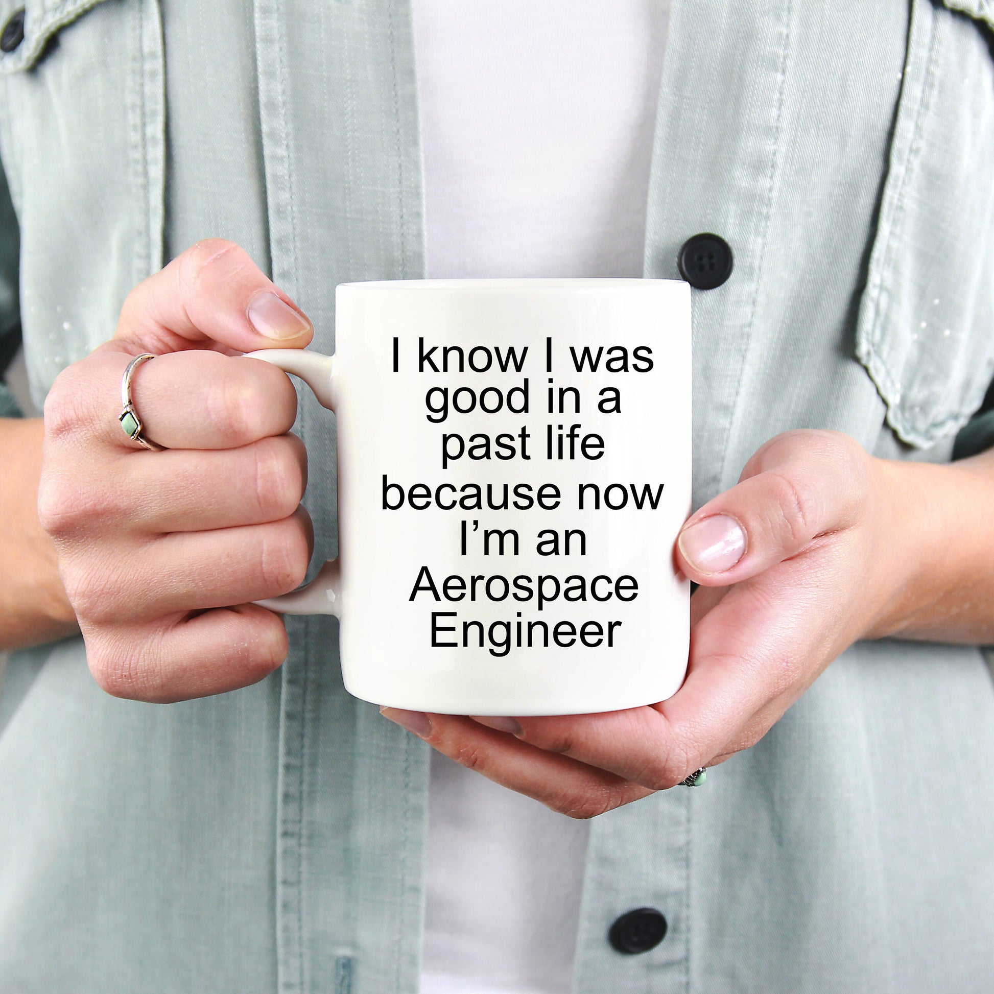 Aerospace Engineer Funny Custom Ceramic Coffee Mug - Mallard Moon Gift Shop