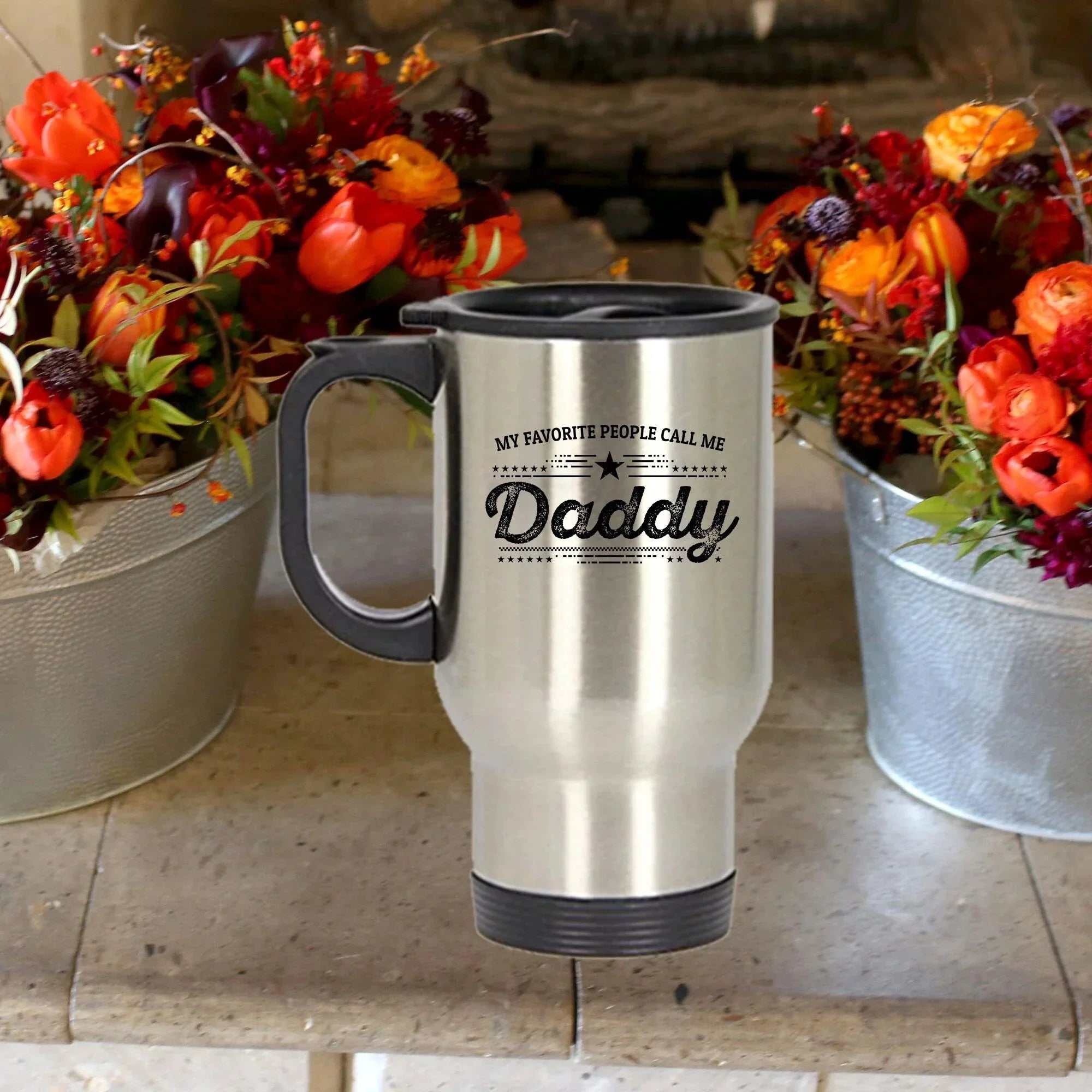 Favorite People Call Me Daddy travel mug - gift for Father's Day