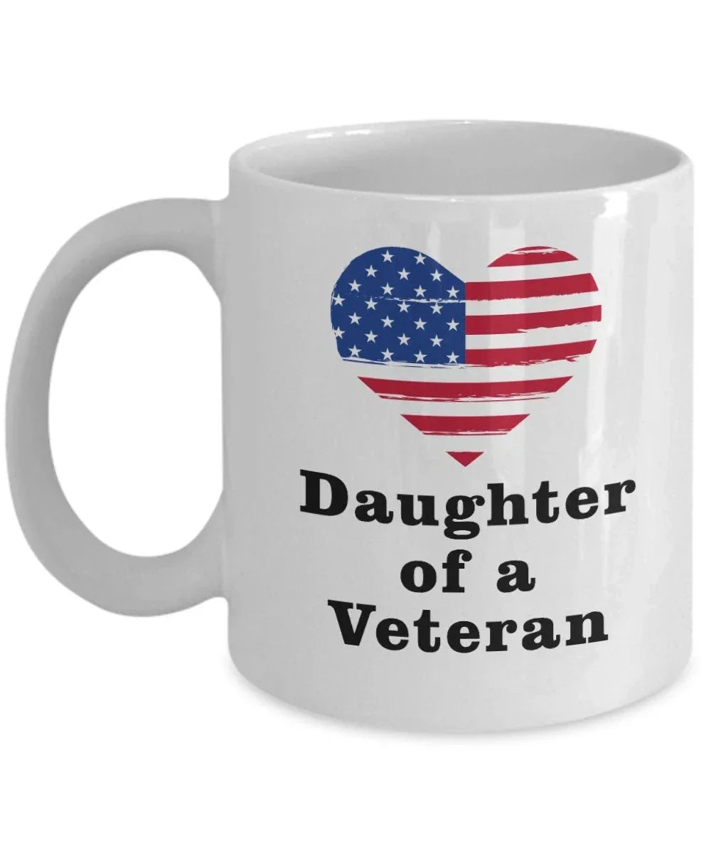 Daughter of a Veteran coffee mug