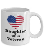 Daughter of a Veteran coffee mug