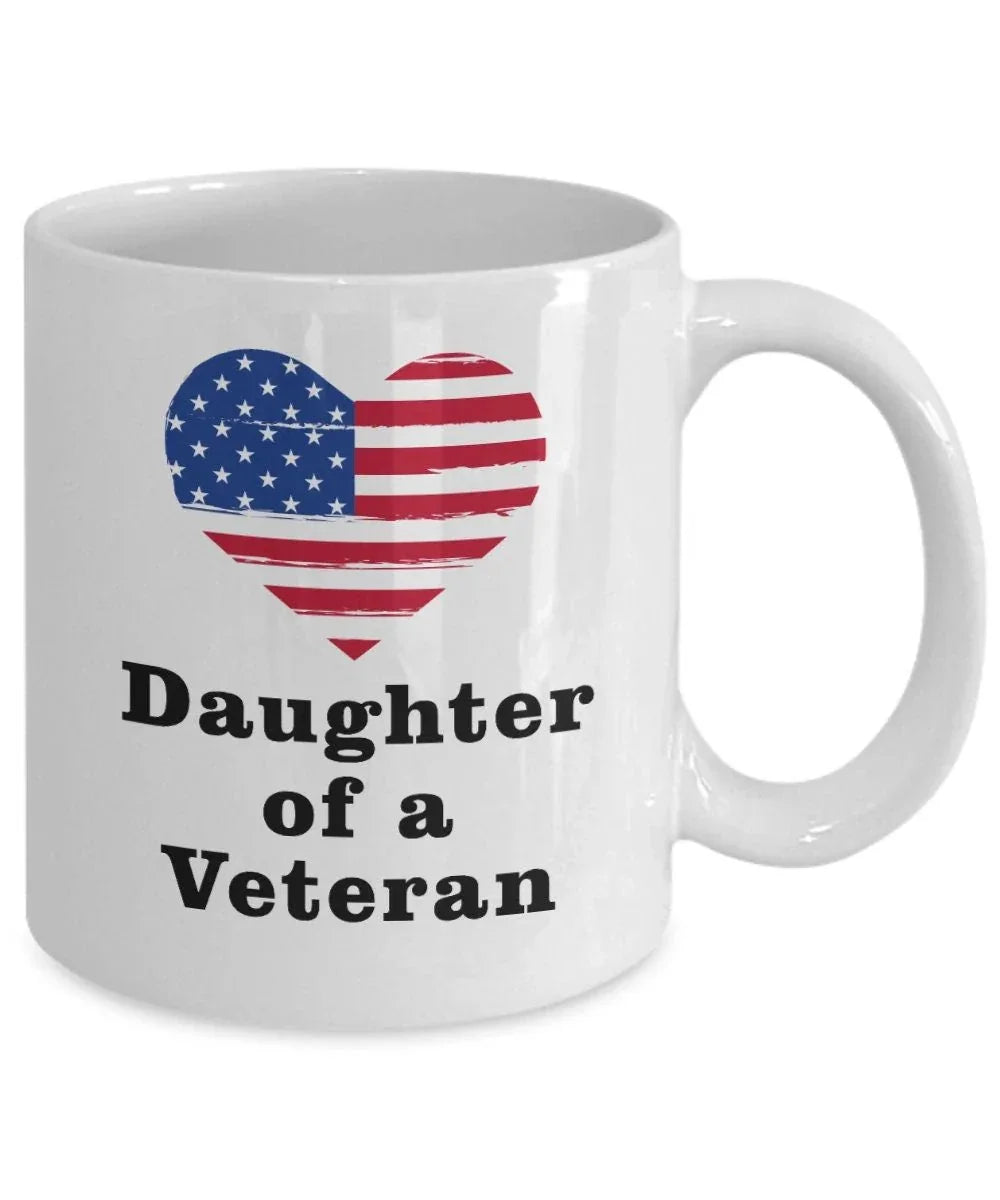 Daughter of a Veteran coffee mug