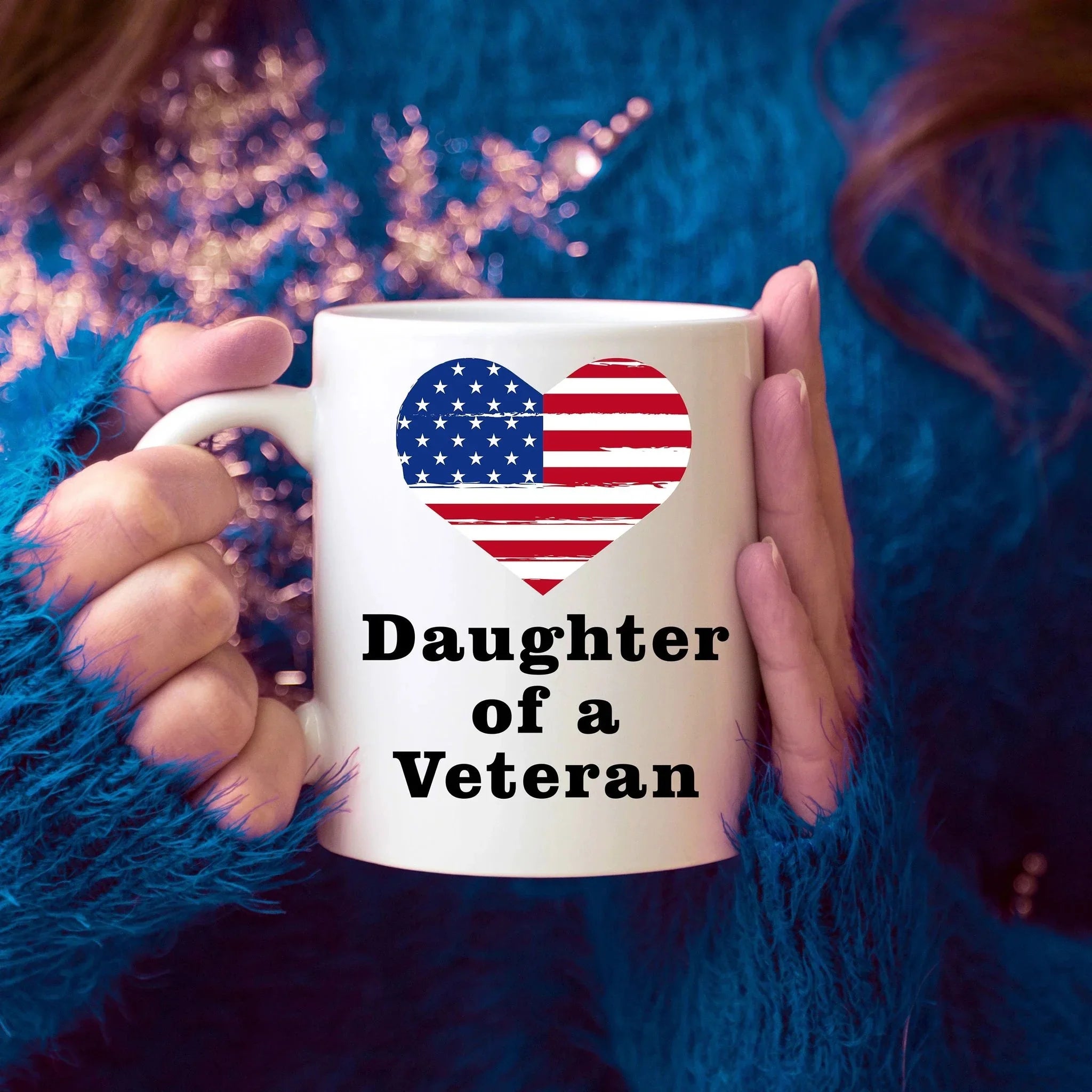 Daughter of a Veteran coffee mug