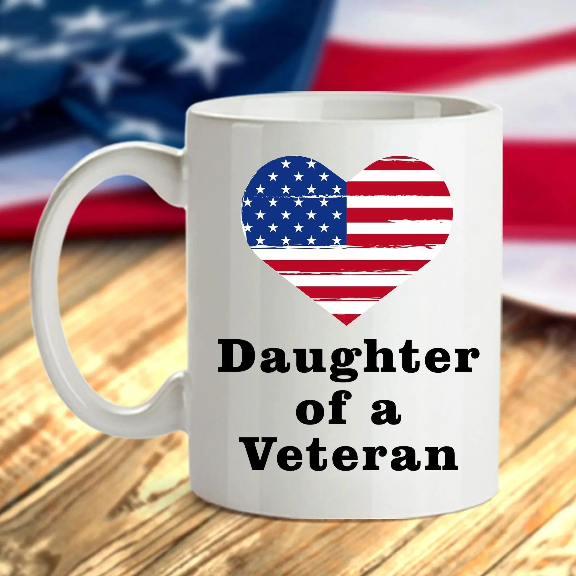 Daughter of a Veteran coffee mug