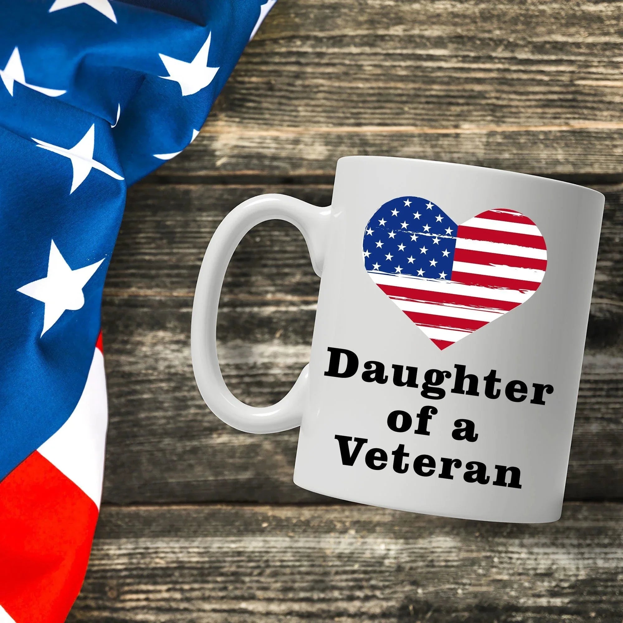 Daughter of a Veteran coffee mug