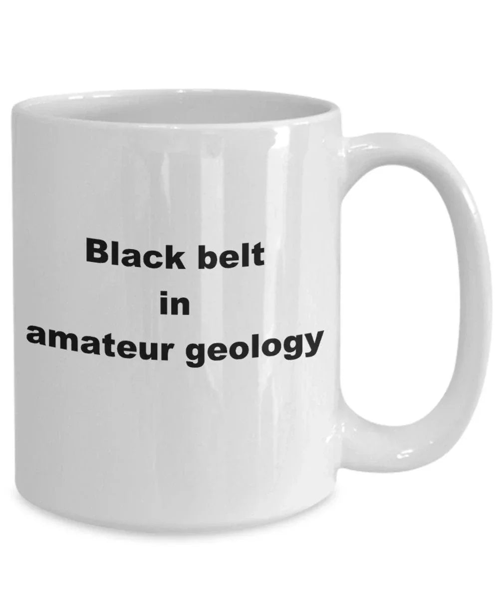 Amateur geology funny coffee mug