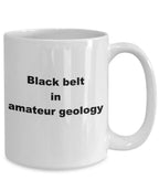 Amateur geology funny coffee mug
