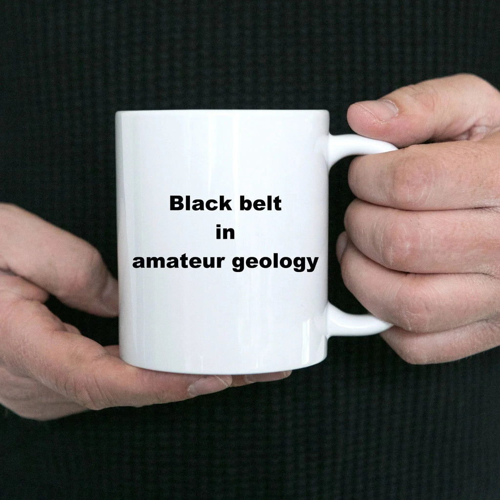 Amateur geology funny coffee mug