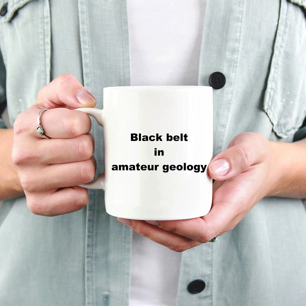 Amateur geology funny coffee mug