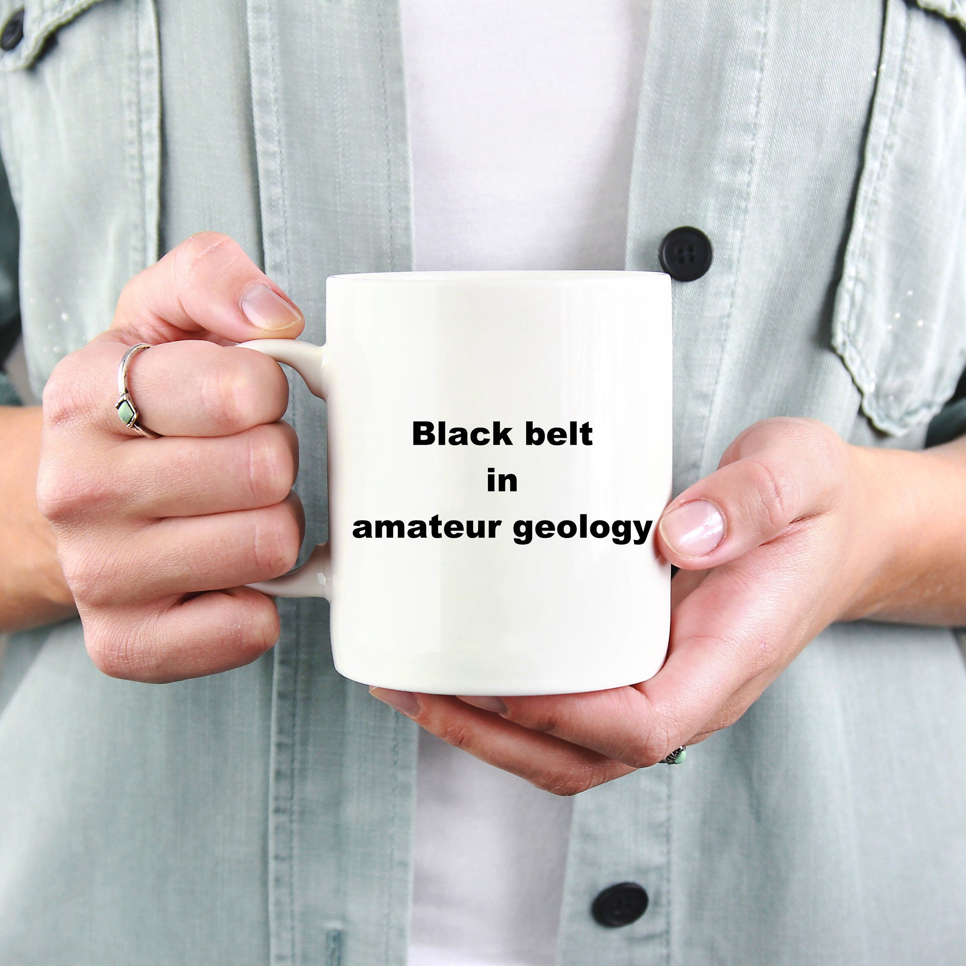 Amateur geology funny coffee mug - Mallard Moon Gift Shop