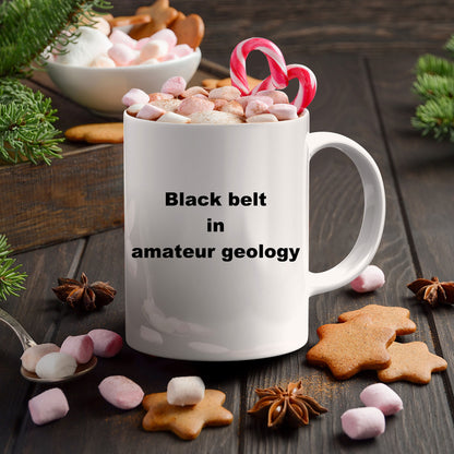 Amateur geology funny coffee mug - Mallard Moon Gift Shop