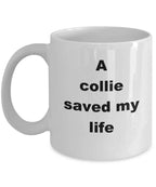 Collie dog coffee mug