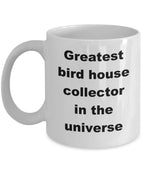 Bird house collector coffee mug