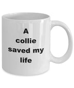 Collie dog coffee mug