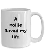 Collie dog coffee mug