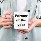 Farmer gift - Farmer of the Year funny coffee mug