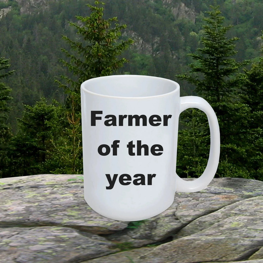 Farmer gift - Farmer of the Year funny coffee mug