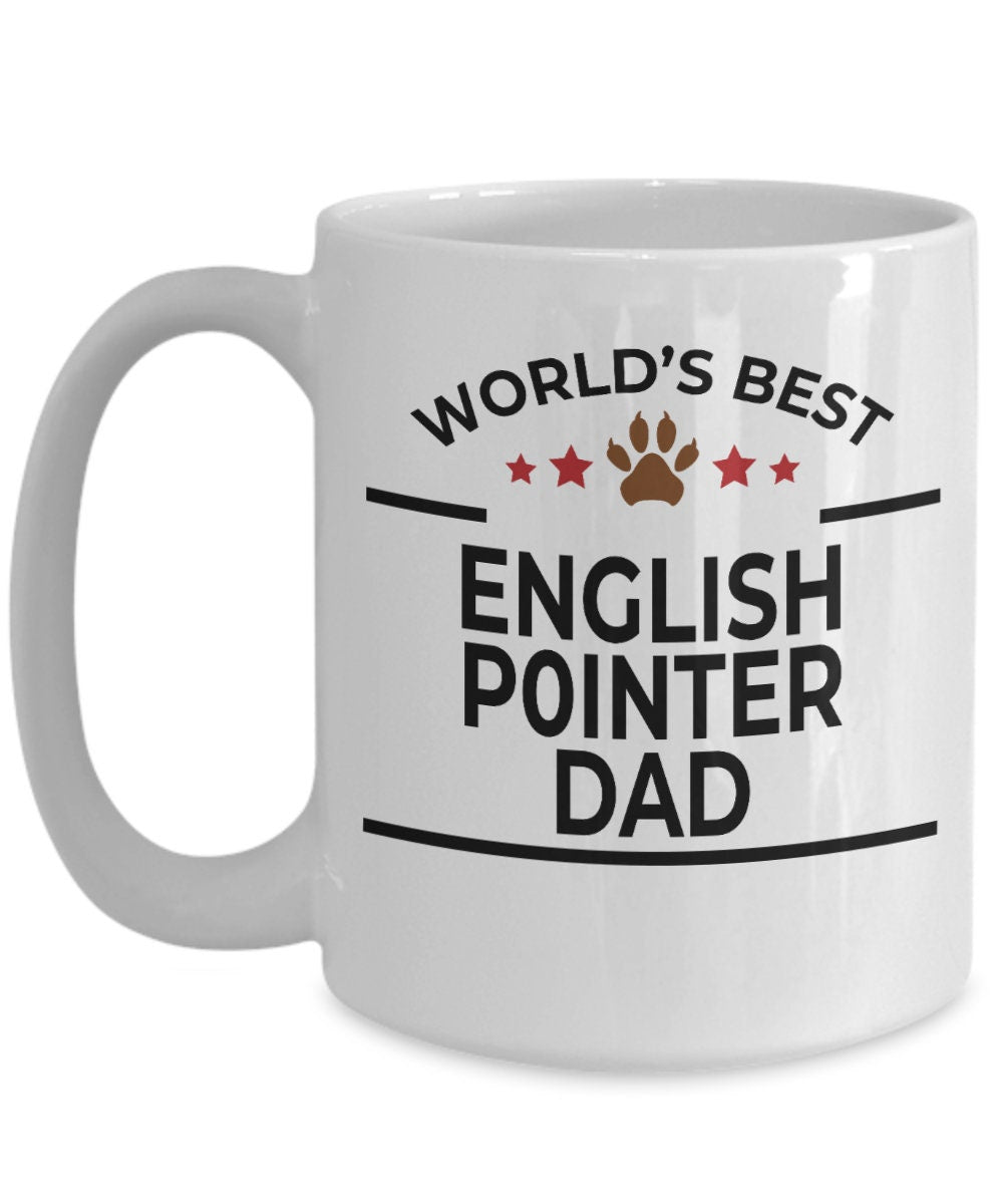 English Pointer Dog Dad Coffee Mug - Mallard Moon Gift Shop