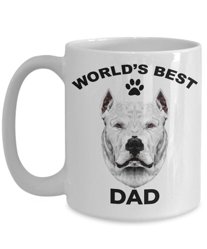 Dogo Argentino Best Dad Coffee Mug - Mallard Moon Gift Shop