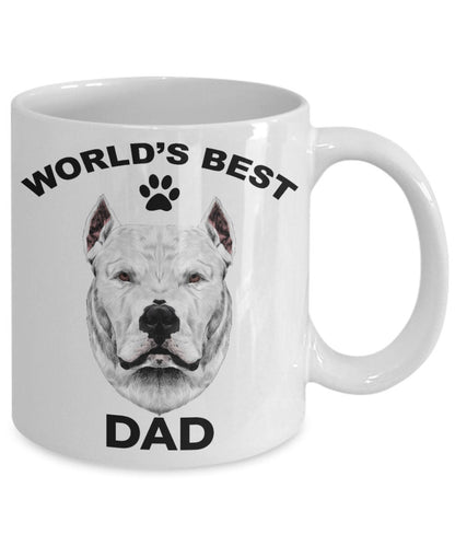 Dogo Argentino Best Dad Coffee Mug - Mallard Moon Gift Shop